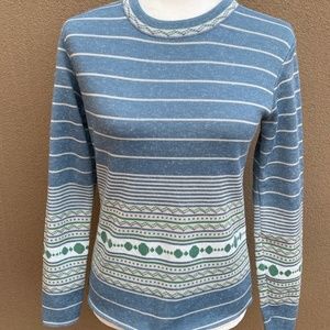 Vintage Jonathan Logan Women's Knit Crew KnitTop Pastel Size Small